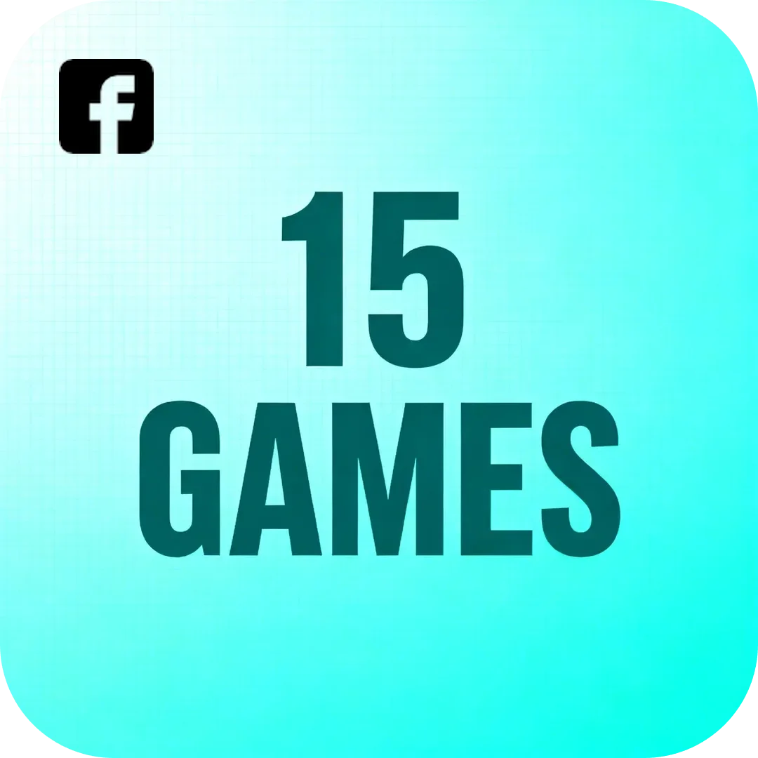 Página oficial da 15games no Facebook